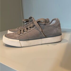Rag & Bone Gray Suede Sneakers Casual Suede